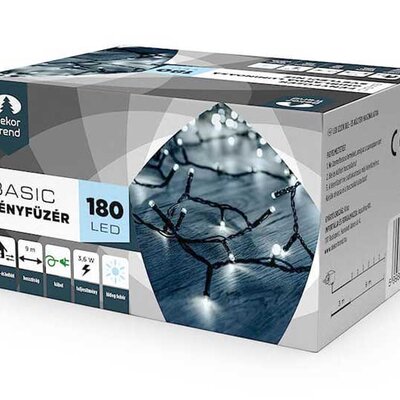 Novogodišnje lampice za spoljnu i unutrašnju upotrebu Hladno bela 180 LED KDT 182
