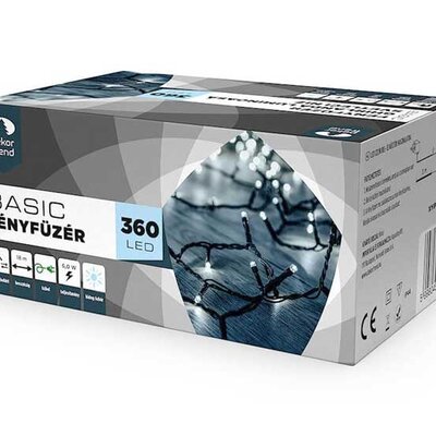 Novogodišnje lampice za spoljnu i unutrašnju upotrebu Hladno bela 360 LED KDT 362