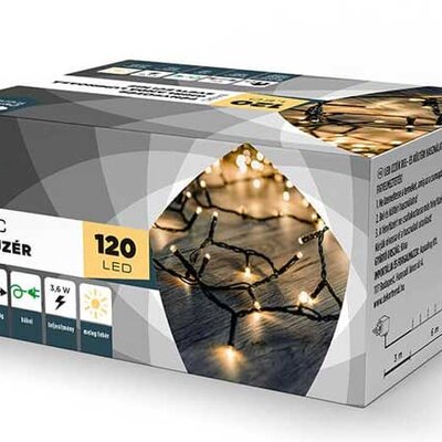 Novogodišnje lampice za spoljnu i unutrašnju upotrebu Toplo bela 120 LED KDT 121