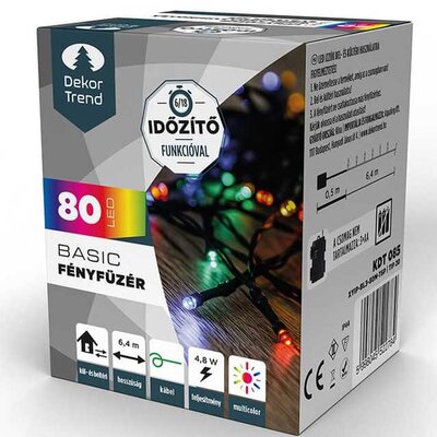 Novogodišnje lampice na baterije Multicolor 80 LED KDT 085