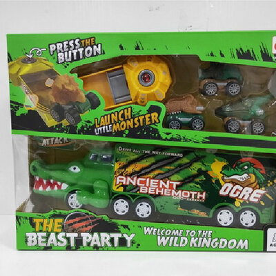 Igračka Kamion KROKODIL sa autićima i dinosaurusima 861096