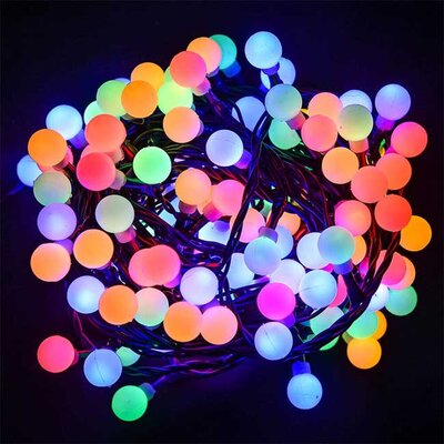 Novogodišnje lampice Biserni niz 240 LED Multikolor KDG 245