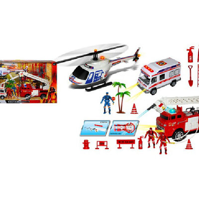 Igračka Set Vatrogasna služba 911-9 VATROGASCI 861077