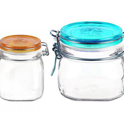 Set tegli Fido Multicolor tirkizna i narandžasta 