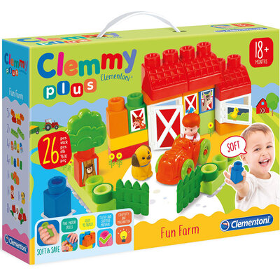 Clementoni Clemmy Gumene kocke Farma 17177