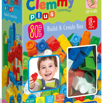 Clementoni Clemmy Gumene kocke 80 komada 17257