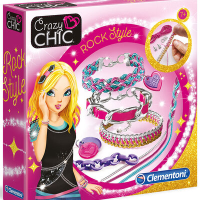 Crazy Chic Kreiraj rokerske narukvice Clementoni 15134