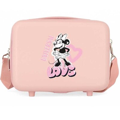 Kofer za šminku i kozmetiku Disney Minnie Heart powder pink 37339
