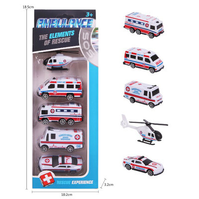 Igračka Autići Vozila Hitne pomoći 5 kom. HITNA POMOĆ 861015