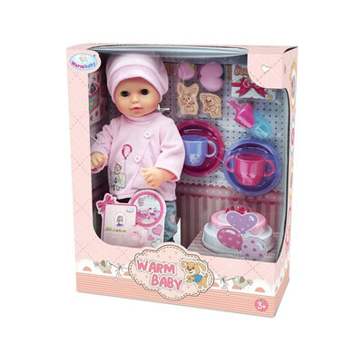 WARM BABY Lutka beba 40cm sa rođendanskim setom WZJ033A-2 858046