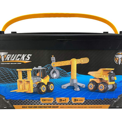 Igračka za decu 3 Kamiona na sklapanje 28delova I03000767 3831000300671