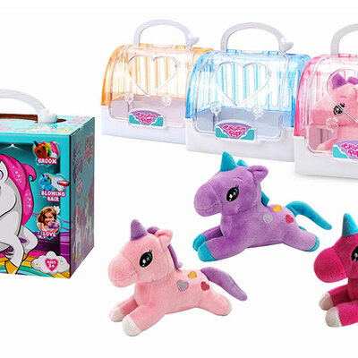 Plišana igračka za decu JEDNOROG u prenosivoj kutiji D00002041 3831000320419