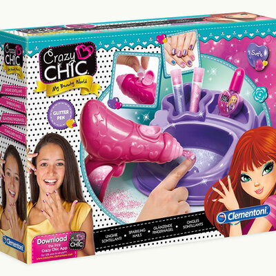 CLEMENTONI Crazy Chic Set za nokte SA ŠLJOKICAMA Ulepšavanje CL15179