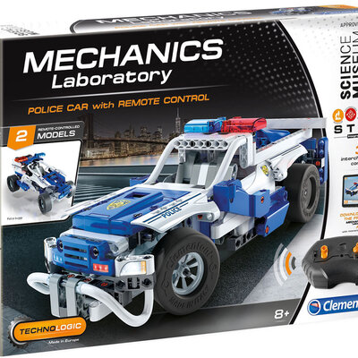 CLEMENTONI Science Museum MECHANICS Mehanika Policijski auto POLICIJA sa daljinskim upravljanjem CL61874