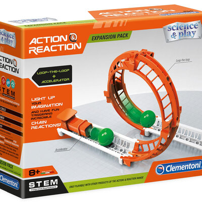 CLEMENTONI Science and Play ACTION AND REACTION Dodaci Petlja i akcelerator CL19115