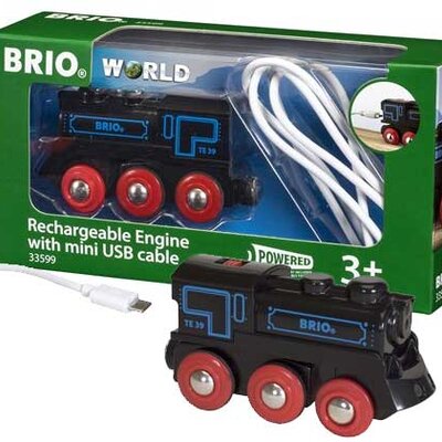 Brio Lokomotiva sa punjivom baterijom USB BR33599
