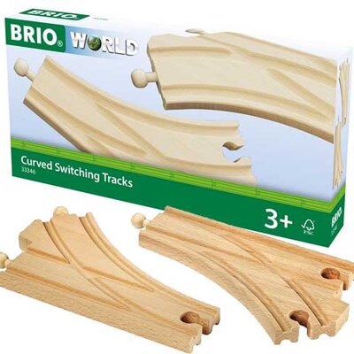 Brio Delovi za sastavljanje pruge Skretnice 2kom/p BR33346