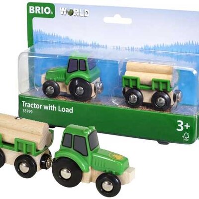 Brio Traktor sa prikolicom BR33799