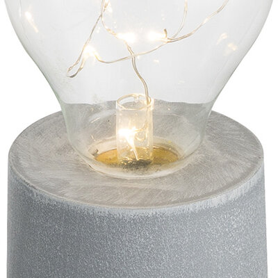 Globo stona lampa Goldy 28100-24 okrugla beton siva