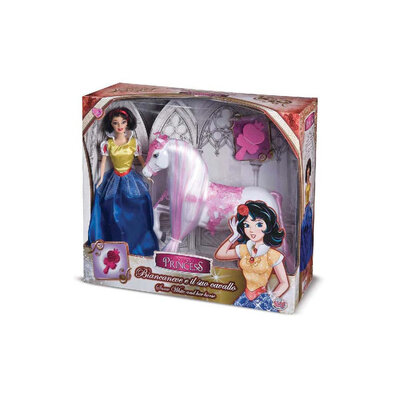 Igračka Diznijeve princeze - Lutka SNEŽANA sa konjićem GG02953
