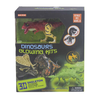 BEST LUCK Set 3D svetleći dinosaurus T-REX BE699805