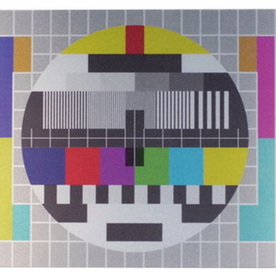 Kikkerland podloga za miša TV Test Screen Circle