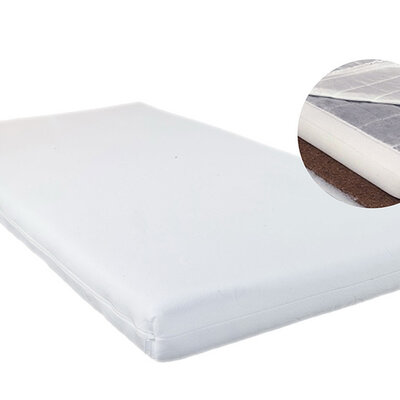 Dečiji dušek sa jezgrom od kokosove pene beli 140x70 7414