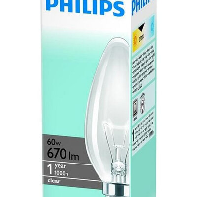Philips standardna sijalica E14 60W PS015