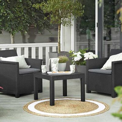 Baštenska garnitura Emma Graphite 246123