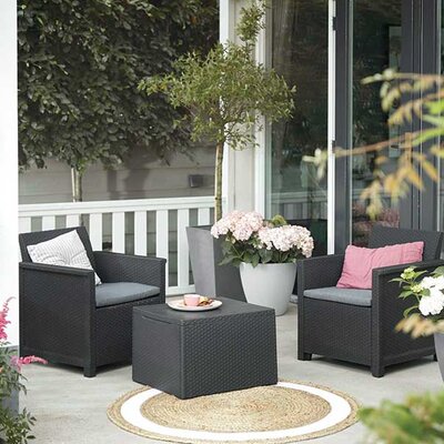 Baštenska garnitura Elodie Graphite Box 254094