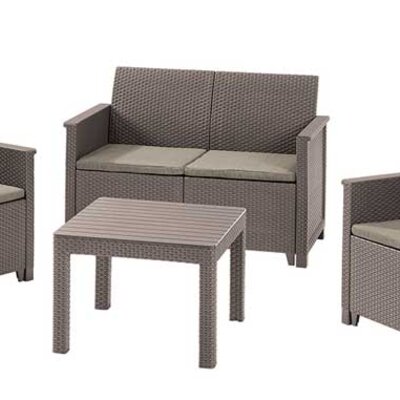 Baštenska garnitura Emma 2 seater Cappuccino 246157