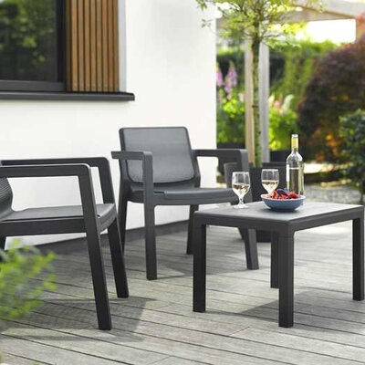 Balkonska garnitura Emilly Patio Graphite 247062