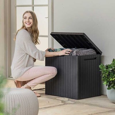 Keter City Sanduk za odlaganje stvari 113L Graphite 246941