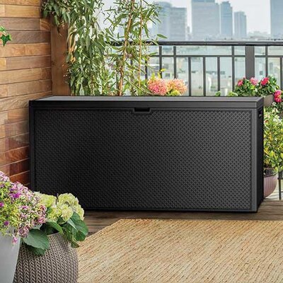 Keter Emily Veliki sanduk za odlaganje stvari 280 Lit. Graphite 249722