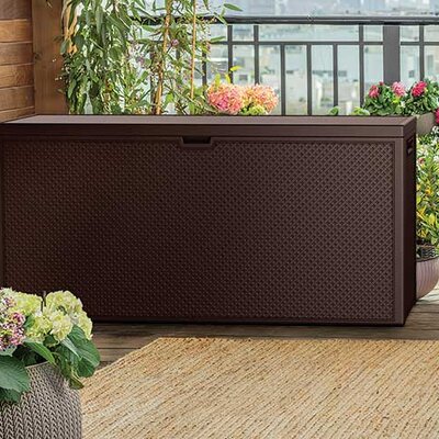 Keter Emily Veliki sanduk za odlaganje stvari 280 Lit. Brown 249719