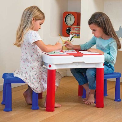 Dečiji sto za igru i crtanje sa dve stolice Curver CU 227497