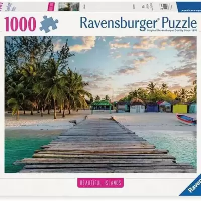 Puzzle slagalica 1000 delova Lepa ostrva Karibi Ravensburger 12000159