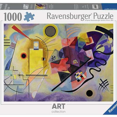 Puzzle slagalica 1000 delova Vasilij Kandinski - Žuta crvena plava Ravensburger ART 12000023