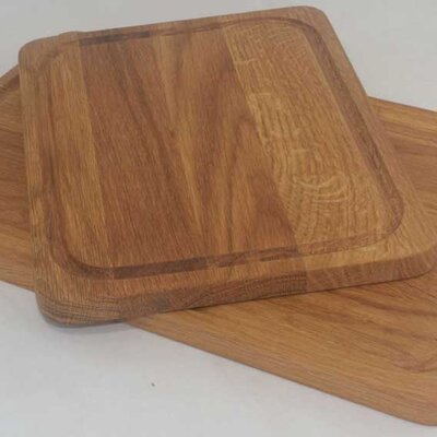 Kuhinjska daska sa kanalom 300 x 220 x 15mm od hrasta