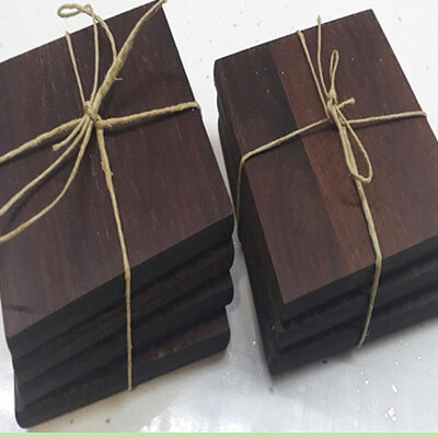 Podmetači za čaše Set 4u1 90 x 90 x10 mm