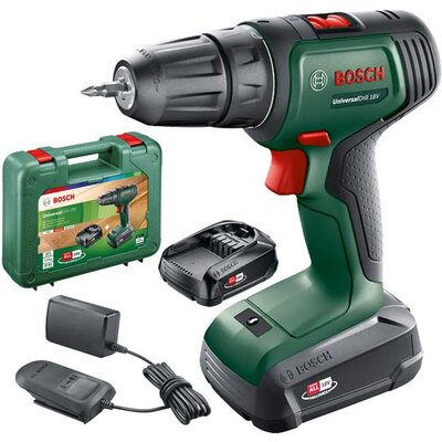 Akumulatorska bušilica odvrtač Bosch UniversalDrill 18 sa dve baterije 06039D4002