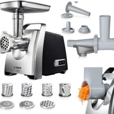 Bosch Mašina za mlevenje mesa ProPower 800 W Crna MFW68660