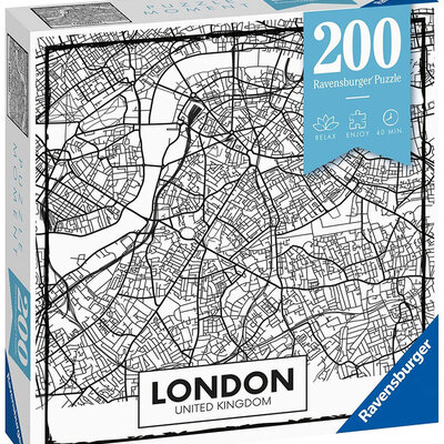 Ravensburger Puzzle moment Slagalica za odrasle 200 delova - Mapa Londona 12963