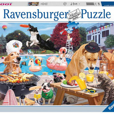 Ravensburger Puzzle 1000 - Psi na odmoru 16810