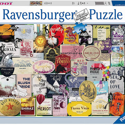 Ravensburger Puzzle 1000 - Vinske etikete 16811