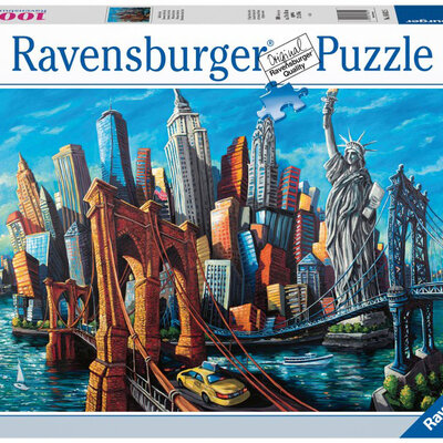 Ravensburger Puzzle 1000 - Dobro došli u Njujork 16812