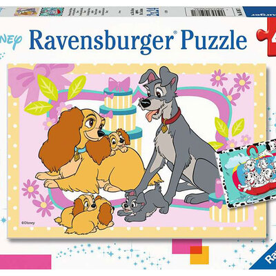 Puzzle 2x24 dela Diznijeve omiljene kuce Ravensburger 05087