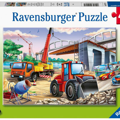 Puzzle 2x24 dela Razna vozila Ravensburger 05157