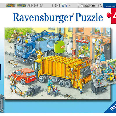Puzzle 2x24 dela Gradska vozila Ravensburger 05096