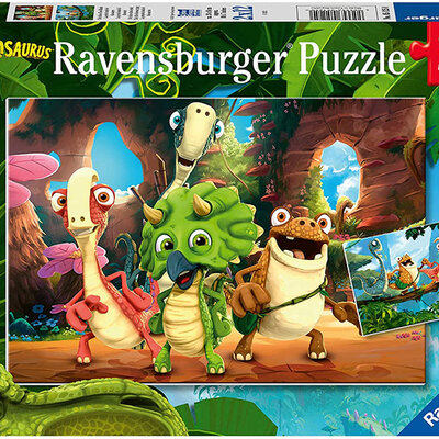 Puzzle 2x12 delova Družina malih dinosaurusa Ravensburger 05125